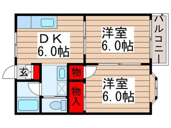 間取図 メゾン鎌ヶ谷