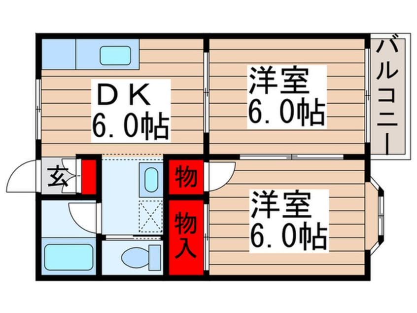 間取図 メゾン鎌ヶ谷