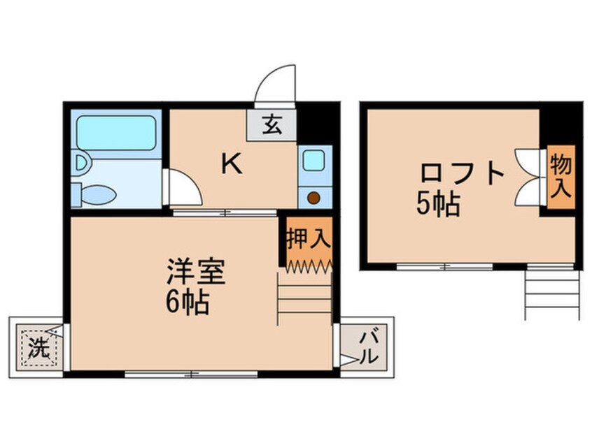 間取図 シティ－プラザ新丸子Ａ