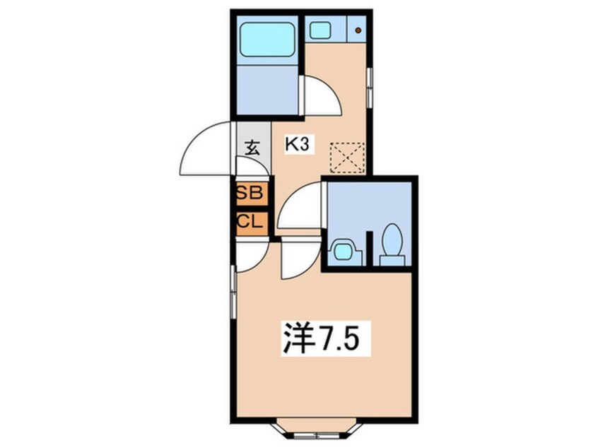 間取図 ヒルズ白楽