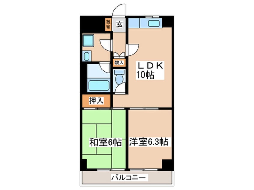 間取図 ロ－ドサイドヒルズ