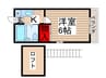 b′CASA千葉野田re-born 1Kの間取り
