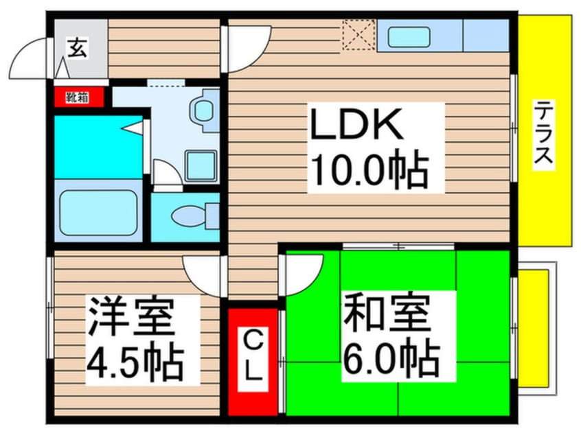 間取図 ブリックビラ２