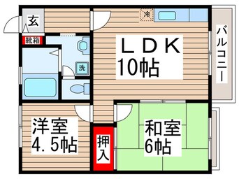 間取図 ブリックビラ２