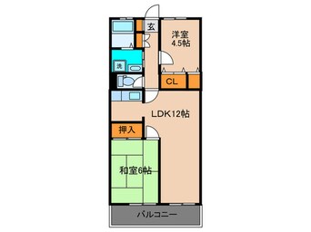 間取図 フェリ－ス桐