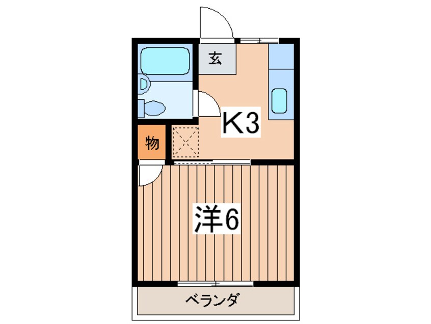 間取図 メゾンヒラマ