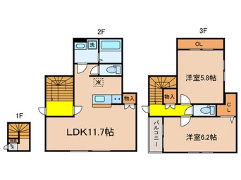 間取図 グランパーク南千住