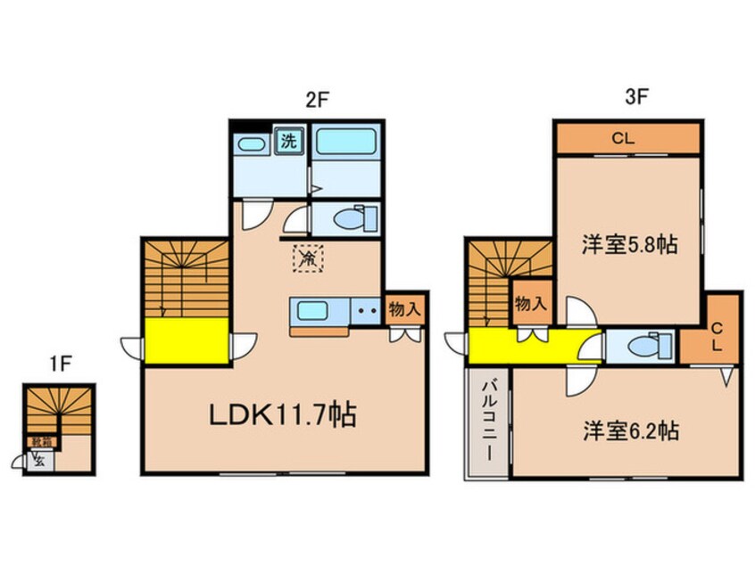 間取図 グランパーク南千住