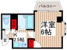 エーデルブルーメ開道 1Kの間取り