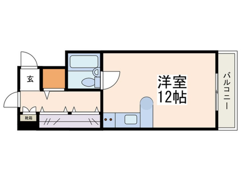 間取図 第２カブラキビル