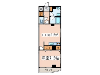 間取図 グランドゥール千歳