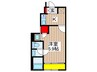 ドレッセ・S 1Kの間取り