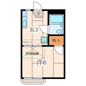 間取図 リーベマルサン Ａ