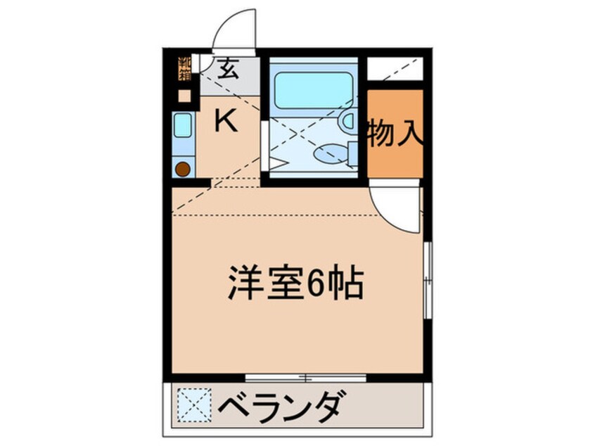 間取図 シティパレス石神井台２－２