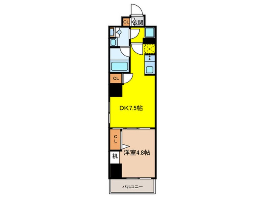 間取図 ｱｰﾊﾞﾈｯｸｽ日本橋人形町