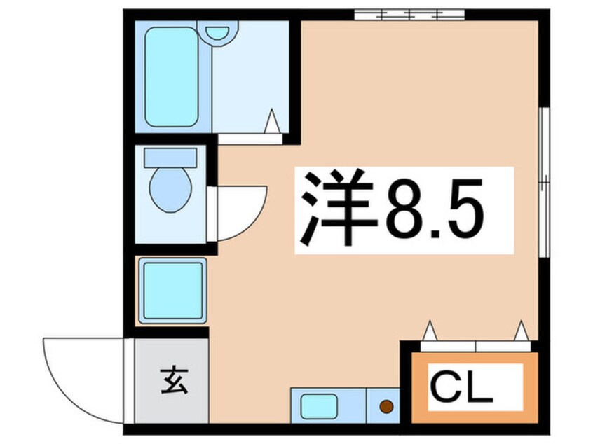 間取図 メゾンドセリバテ－ルⅡ