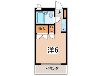 間取図 シティードームB