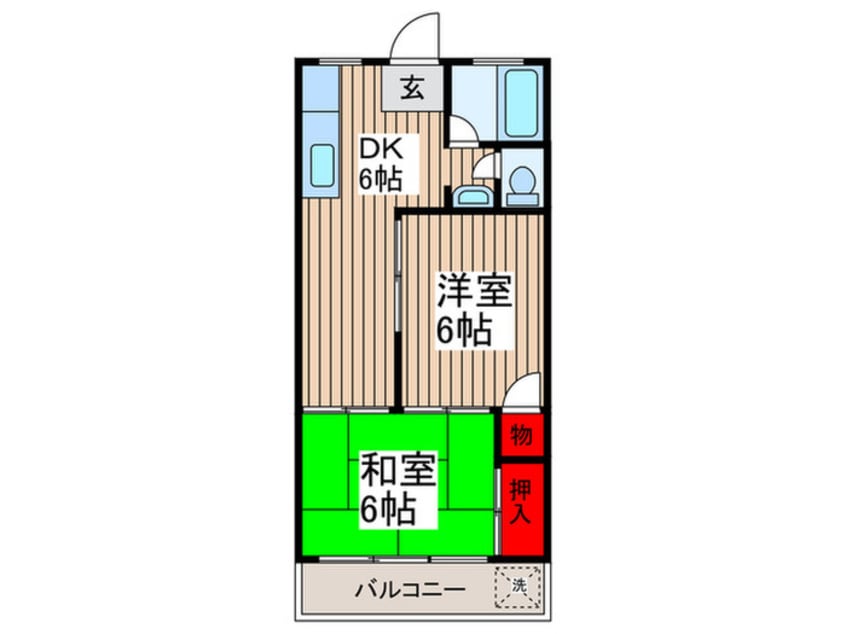 間取図 コ－ポパル