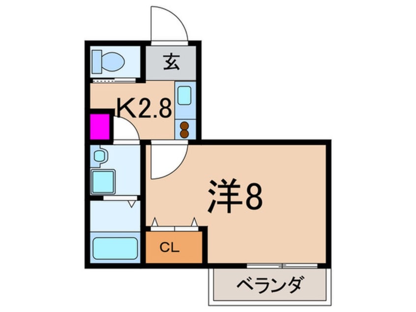 間取図 ＥＶＥＲＧＲＥＥＮⅢ