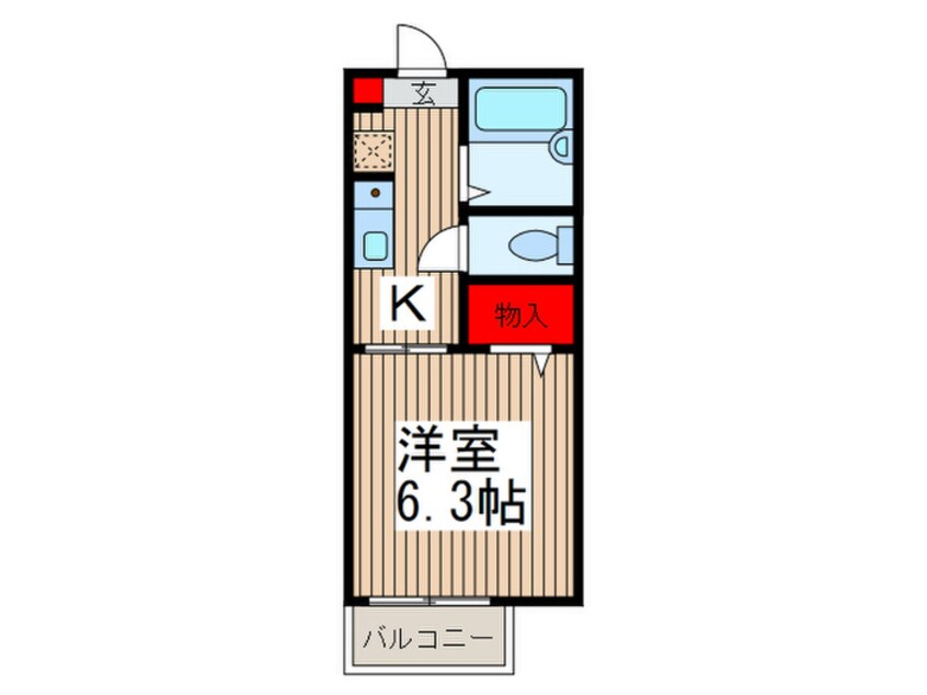 間取図 パームコテージA