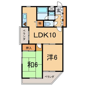 間取図 ワコーレユタカ等々力