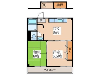 間取図 ショウエイハイツ