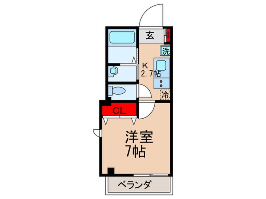 間取図 Beach　Flat