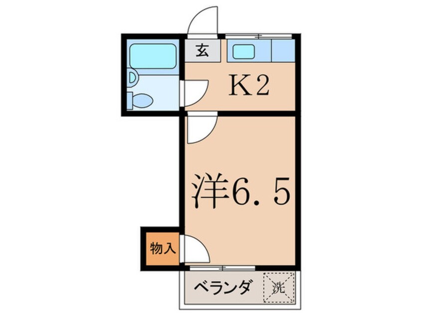 間取図 コーポ寛美