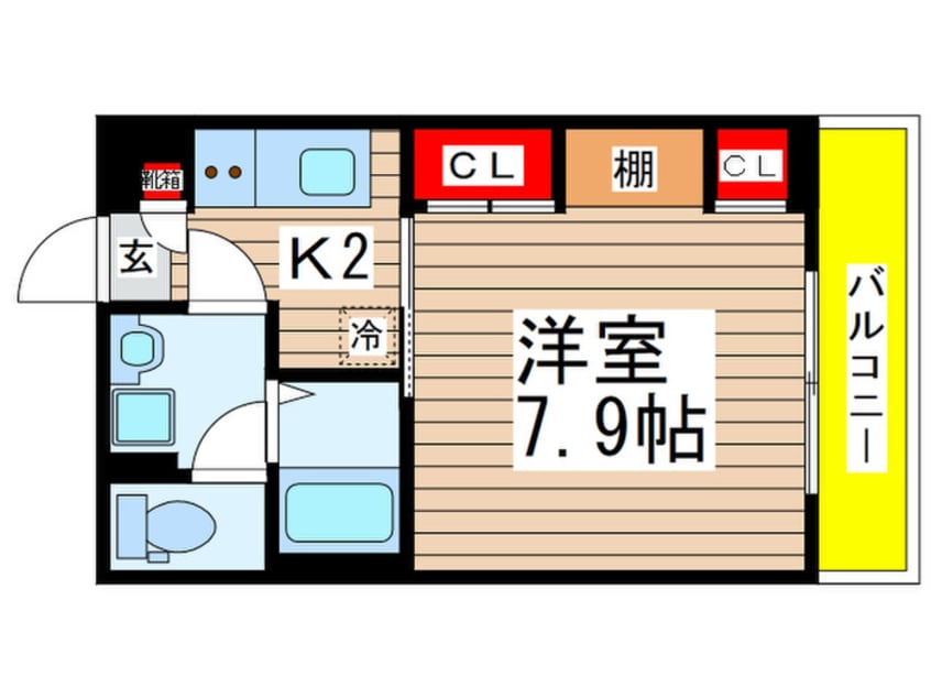 間取図 リブリ・M・Crest c