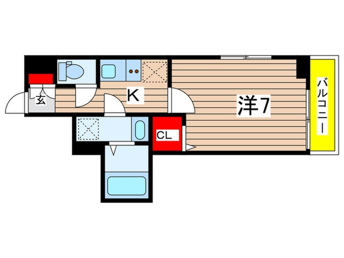 間取り図 ル　コンフィーエ　サンカント