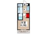 robot　home　日進Ⅳ　 1Kの間取り