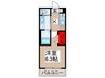 robot　home　日進Ⅳ　 1Kの間取り