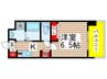 レジディア船橋2 1Kの間取り