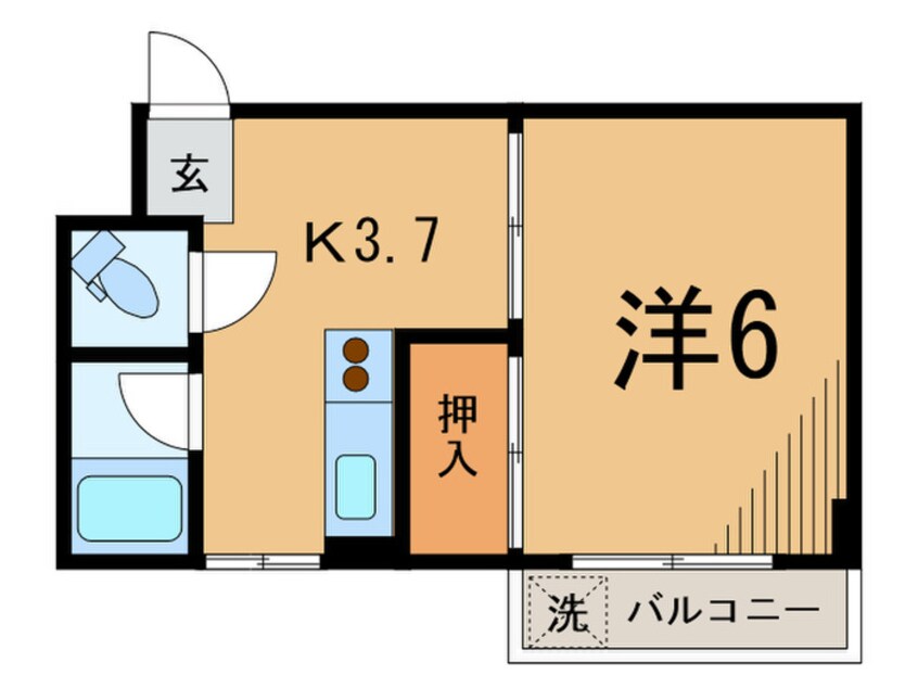 間取図 コーポえのき