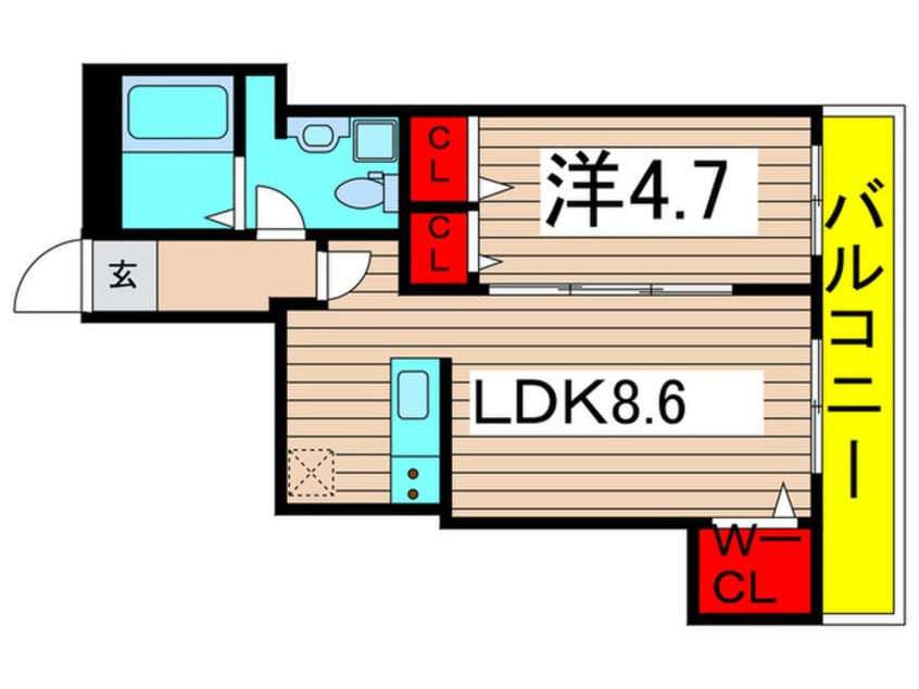 間取図 ホワイトコート