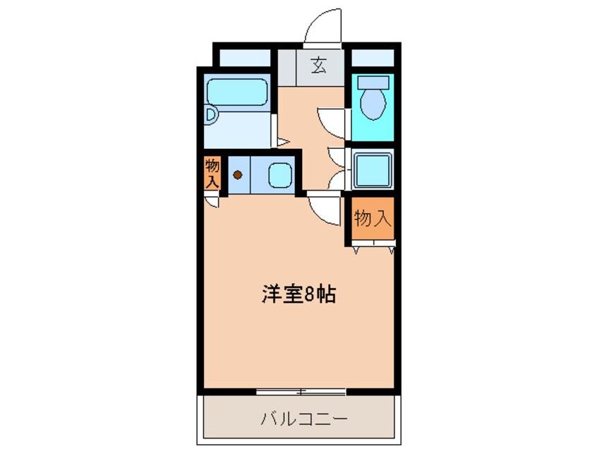 間取図 ル・シェルキタカドⅠ