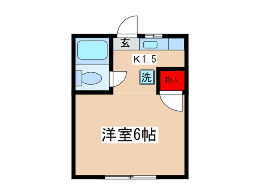 間取図 コーポ二葉５号