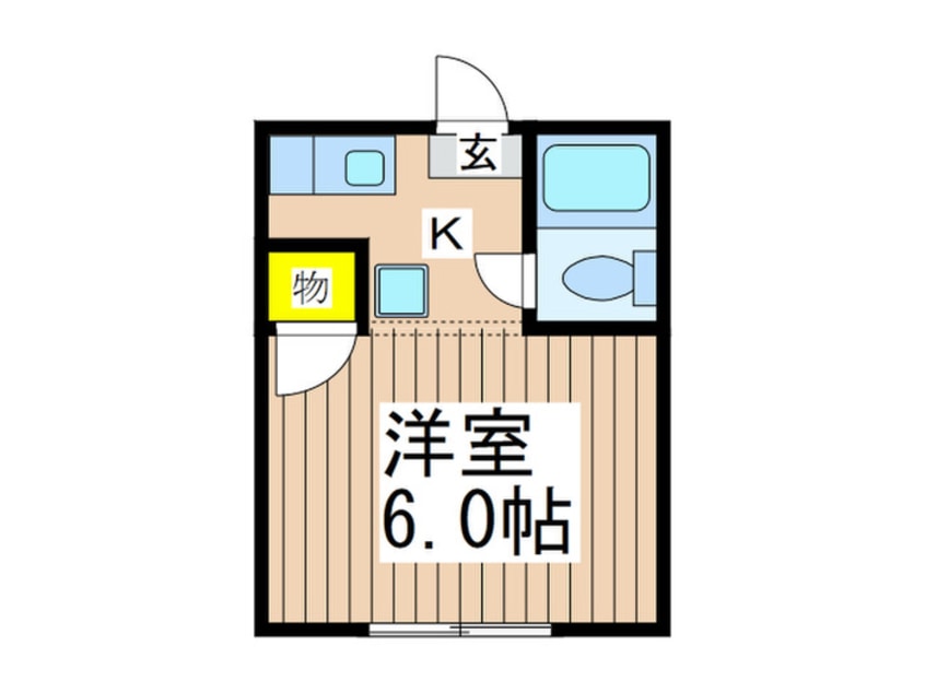 間取図 コーポ二葉５号