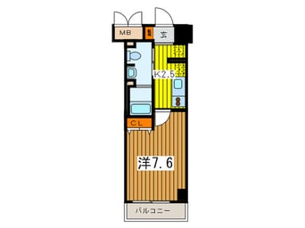 間取図 バ－ジュアル浦和イ－スト(305)