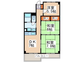 間取図 オリエンタルマンション藤が丘