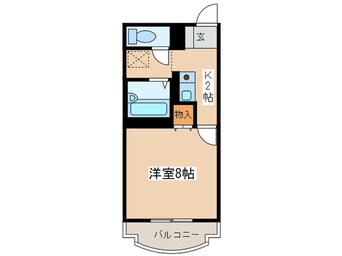 間取図 ル・シェルキタカドⅡ