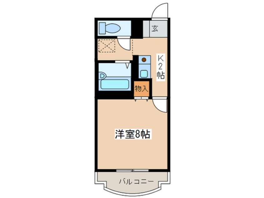 間取図 ル・シェルキタカドⅡ