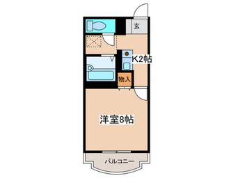 間取図 ル・シェルキタカドⅡ