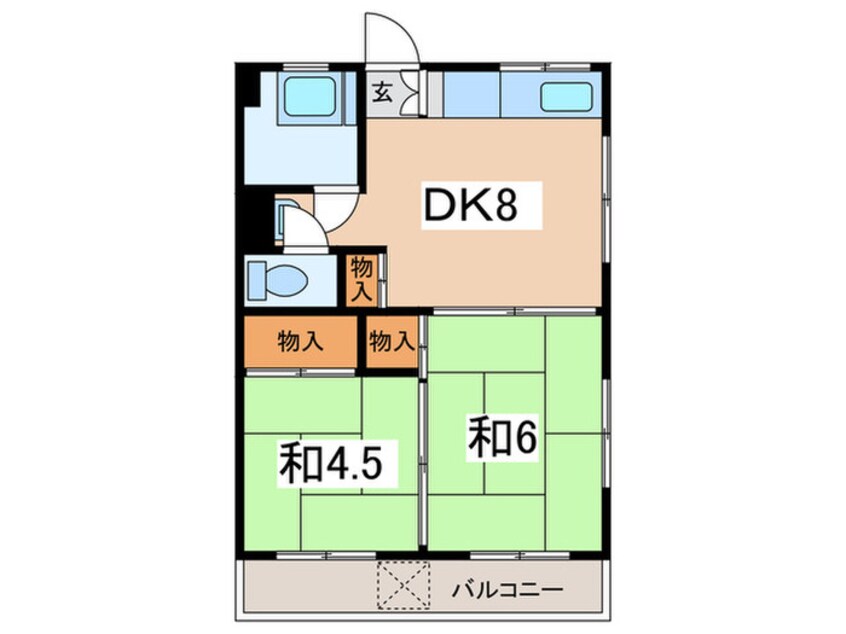 間取図 桜ケ丘マンション