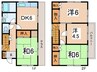 緑園都市戸建て 4DKの間取り