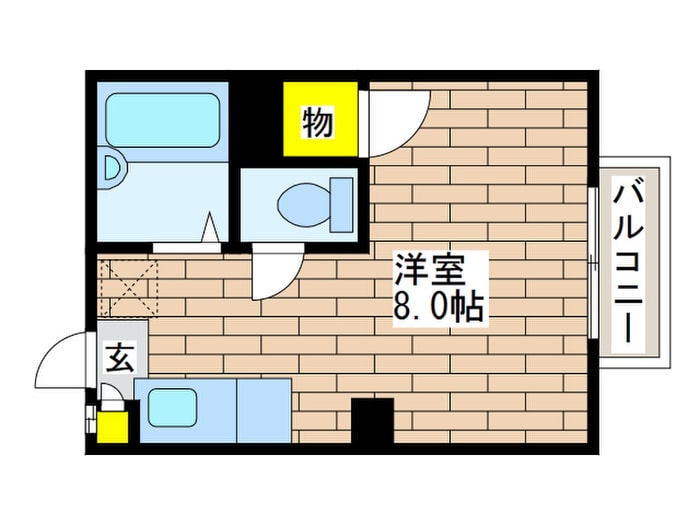 間取り図 ミュ－高幡