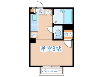 間取図 ミュ－高幡