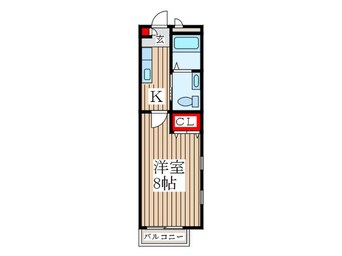 間取図 エルメゾン西立川