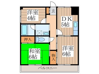 間取図 ＫＯＤＡヒルズ武蔵関