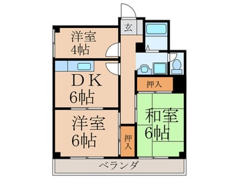 間取図 ＫＯＤＡヒルズ武蔵関